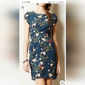 Darling brand navy floral dress size xs